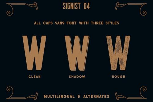 The Sign Writer Typeface  4