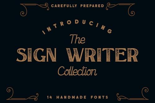 The Sign Writer Typeface  7