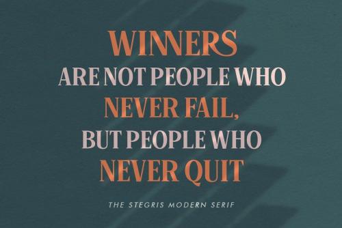 The Stegris Font Family  7