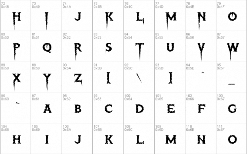 Thriller Font 1