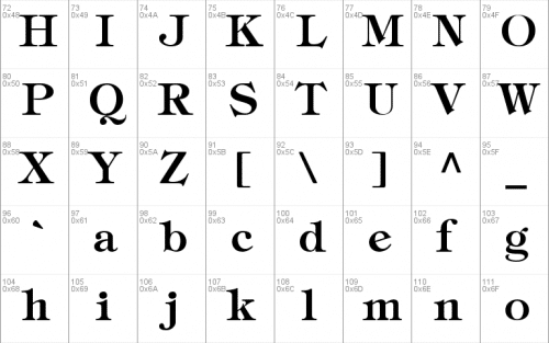 Tiffany Bold Font 1