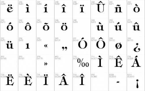 Tiffany Bold Font 4
