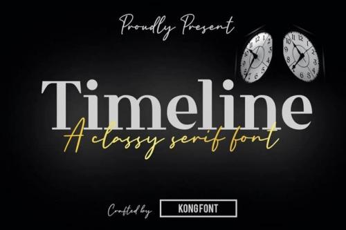 Timeline Serif Font