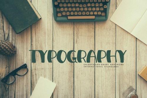 Typography Display Font
