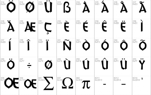 Uncials Font 3
