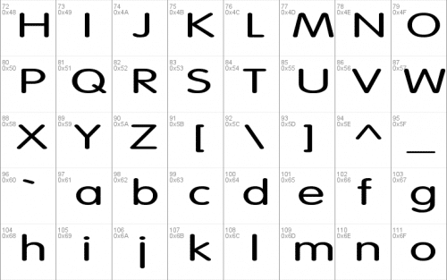 VAGRounded-Light Ex Font 1