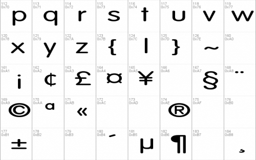 VAGRounded-Light Ex Font 2