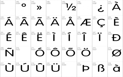 VAGRounded-Light Ex Font 3
