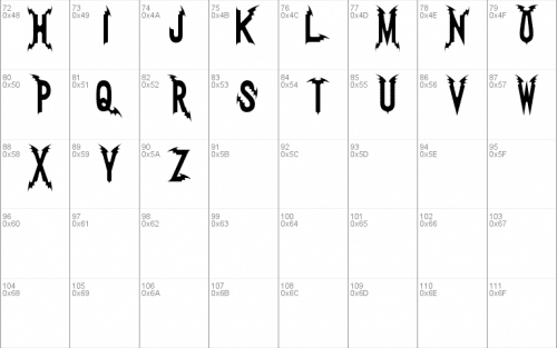 Vampire Font 1