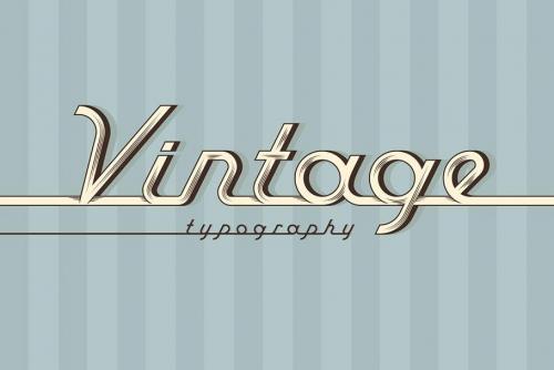 Vintage Auto Font