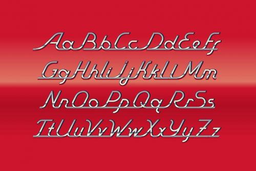 Vintage Auto Font  3