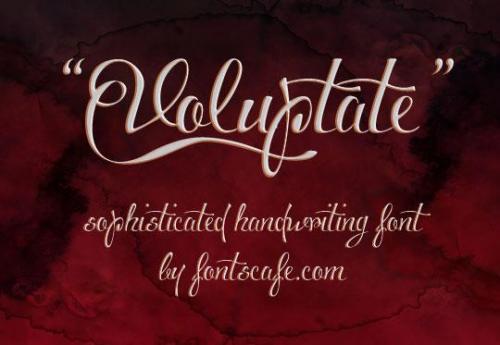 Voluptate Font 1