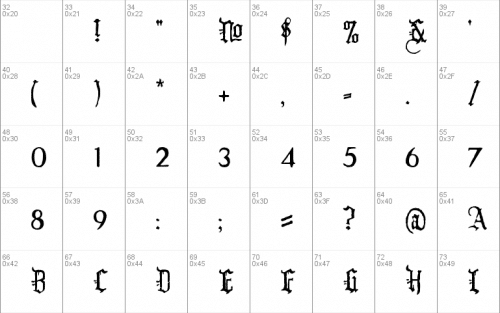 WW2 Blackletter HPLHS Font