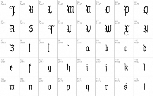 WW2 Blackletter HPLHS Font  1