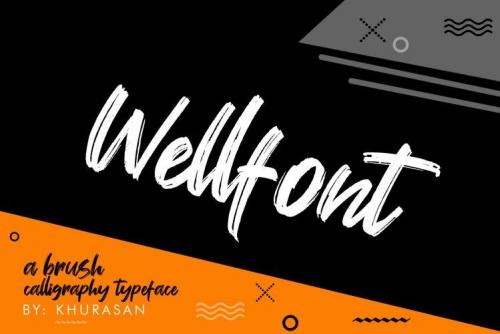 Wellfont Brush Font