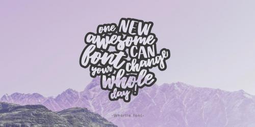 Whortle Font  1