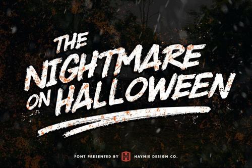 Wildwood Dry Brush Font  6