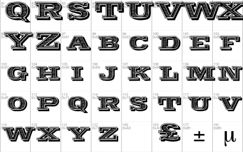 Woodcut Typewriter Font 1