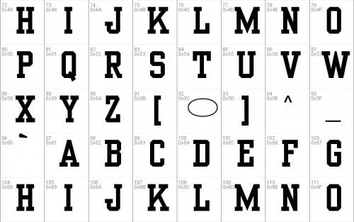 Yearbook Solid Font 1