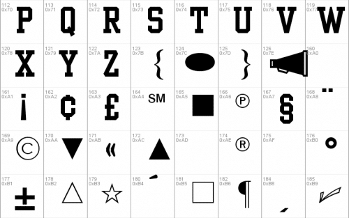 Yearbook Solid Font 2