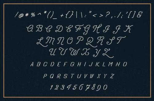 Yosemite Stencil Script San Font 4