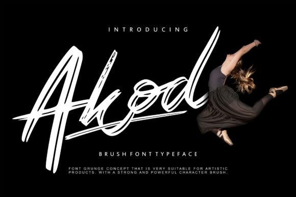 Akod Brush Script Font 1