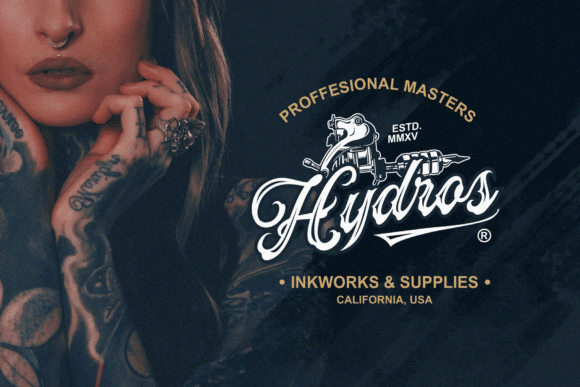 Alevantre Tattoo Bold Script Font 3