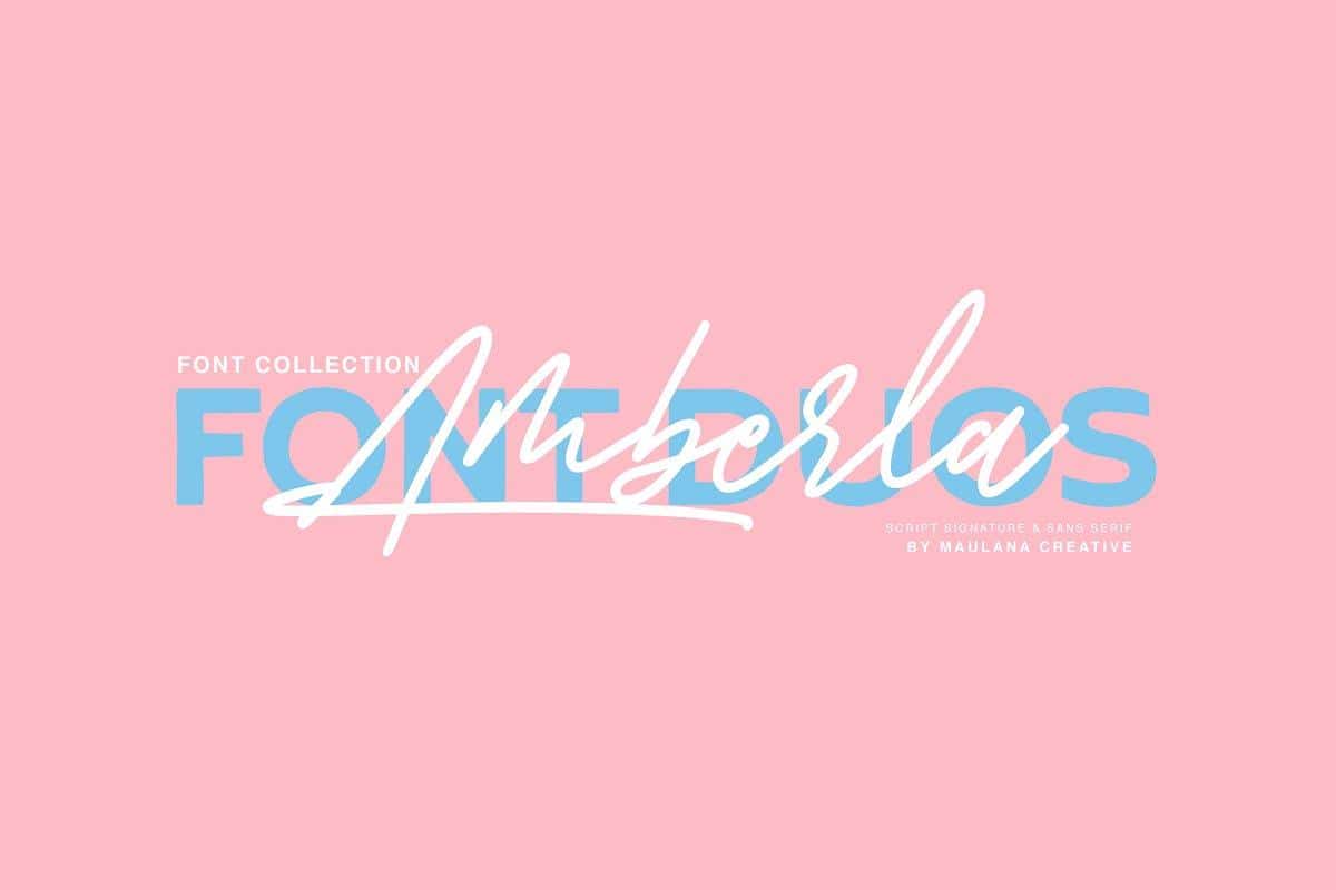 Amberla Signature Font
