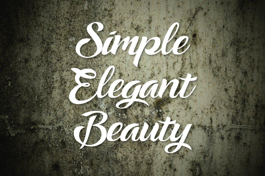 Ampera Script Font Free  2