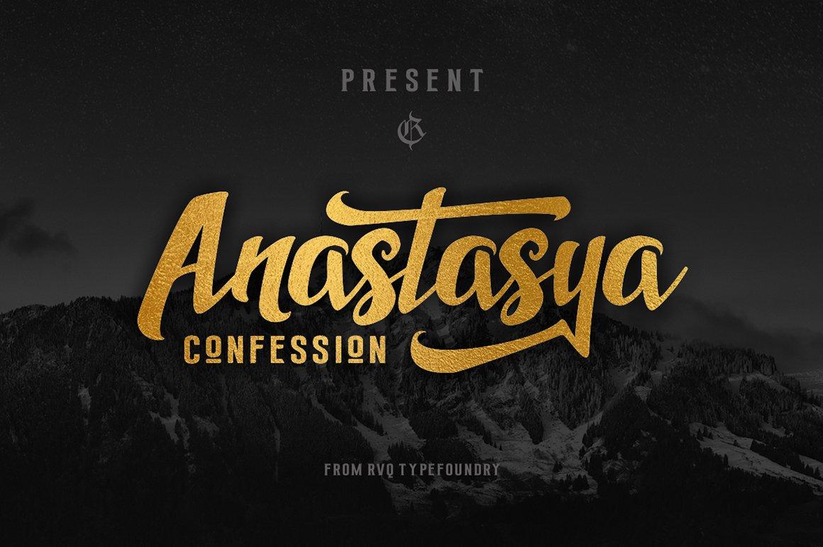 Anastasya Confession Font 1