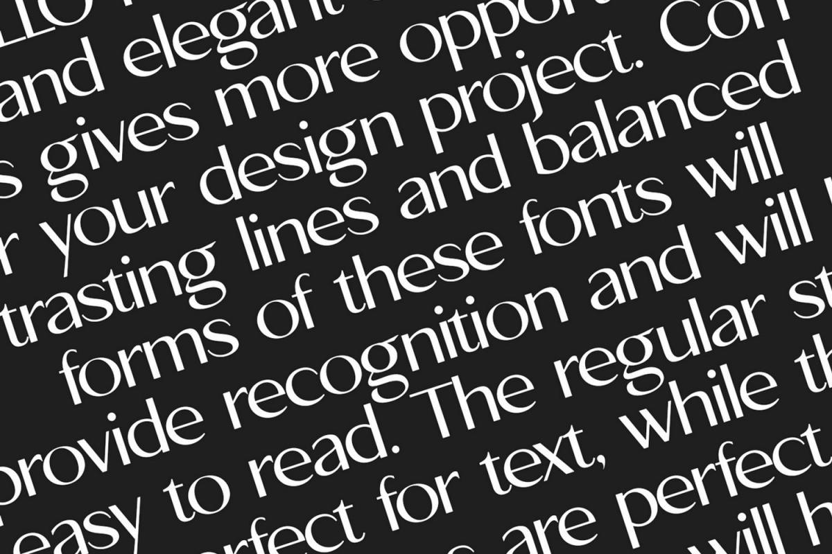 Apollo Sans Serif Font  2