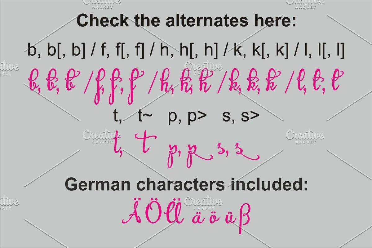 Beprity Stencil Calligraphy Script Font 2