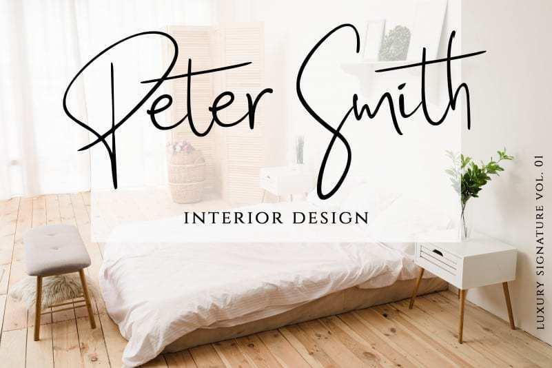 Billie Ashley Luxury Signature Font 1