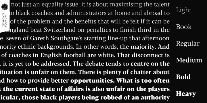 Blacker Pro Font Family 8