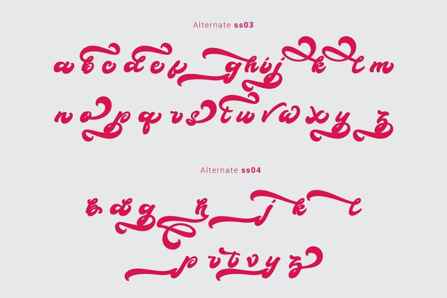 Boldie Script Font Free 9