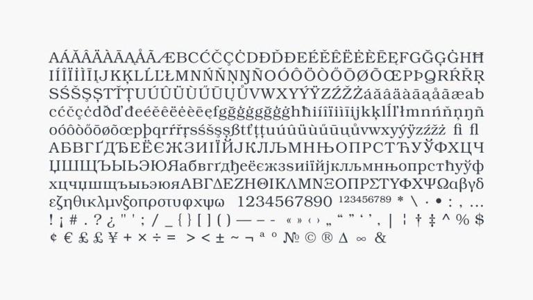 Bookman Slab Serif Font 2