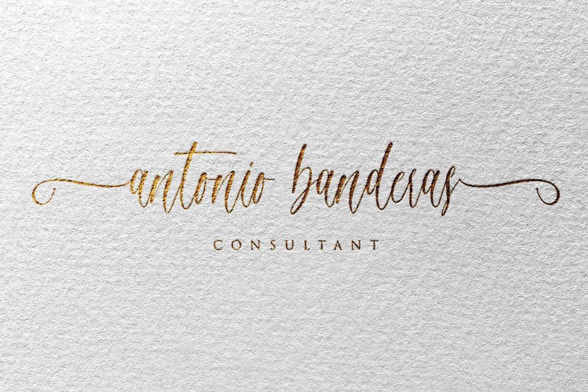 Bridesmaid Calligraphy Script Font 5