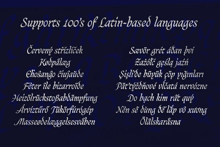 Caligraf Classical Calligraphy Script Font 3