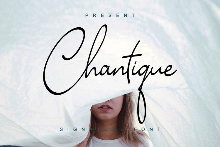 Chantique Font 1