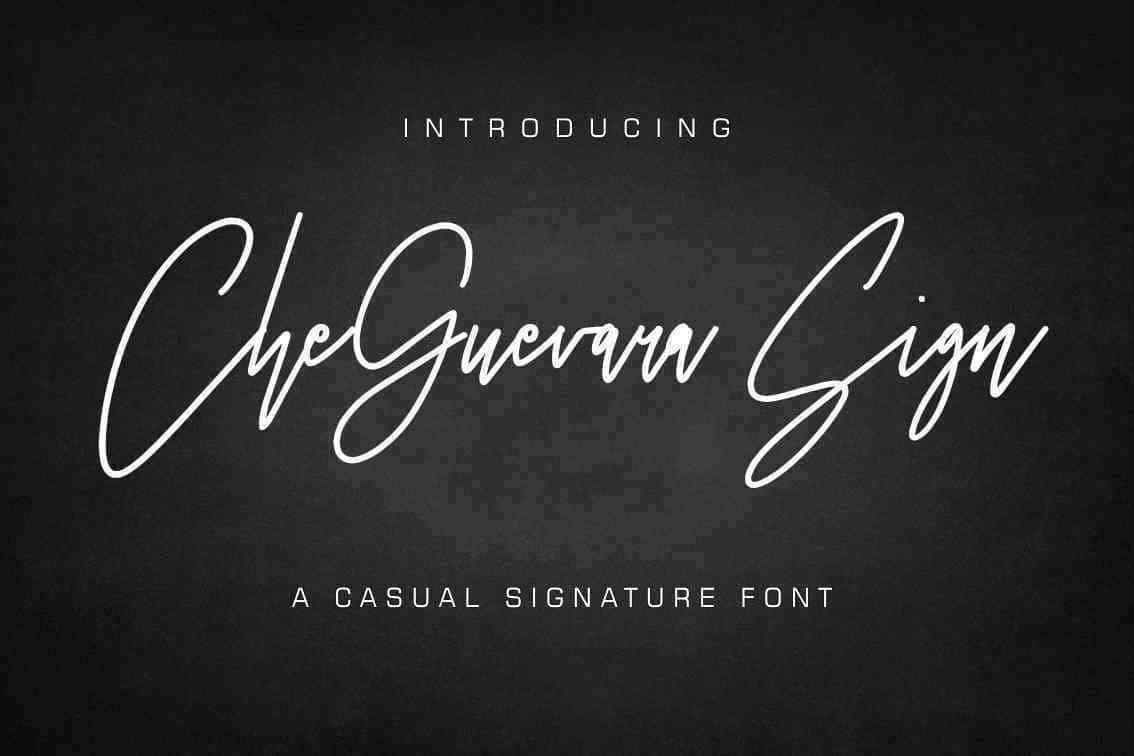 CheGuevara Sign Font