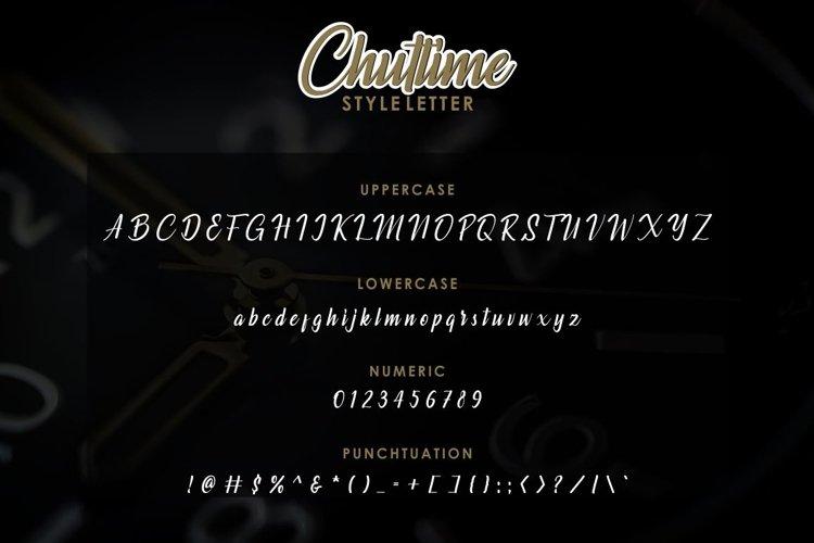 Chuttime Script Font 6