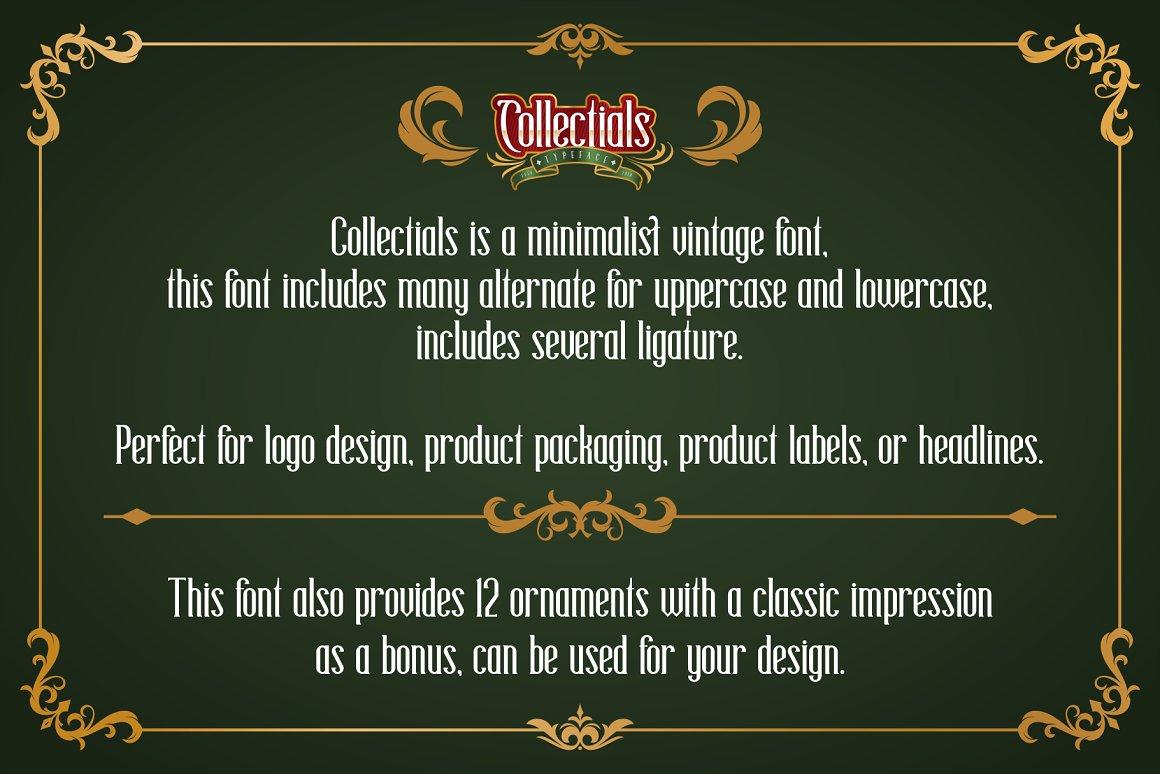 Collectials Typeface 6