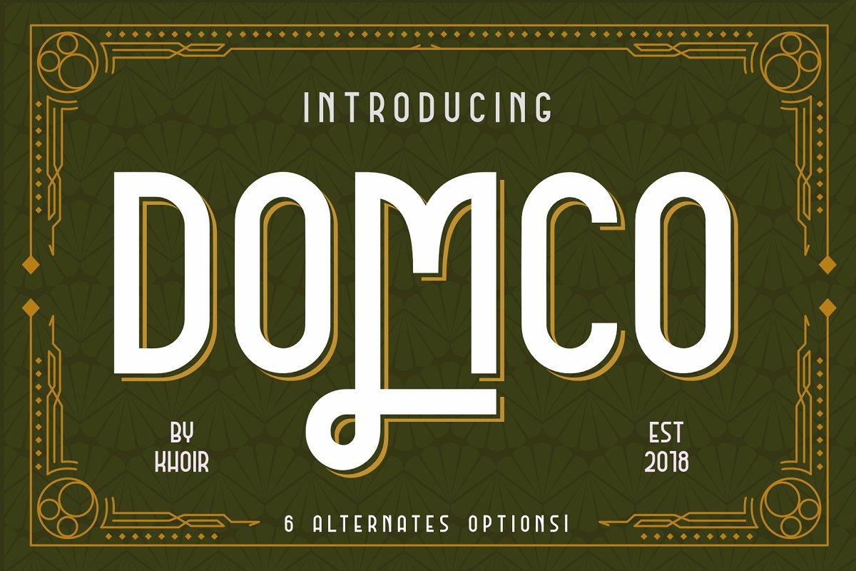DOMCO Font Family 1