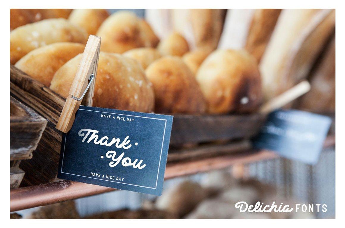 Delichia Bold Script Font 8