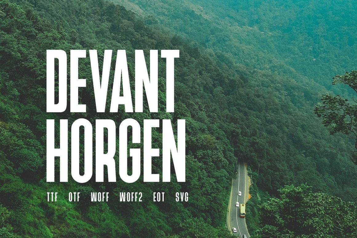 Devant Horgen Modern Typeface