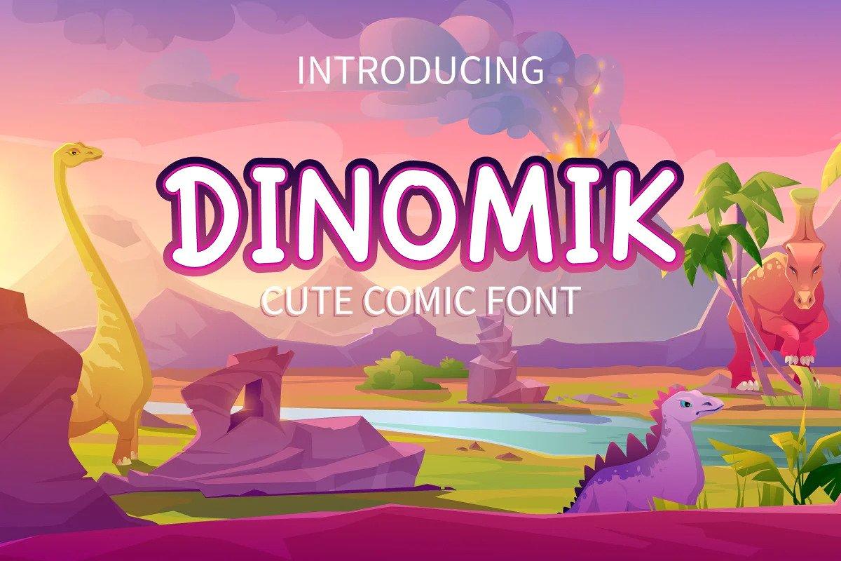 Dinomik Semibold Font 9