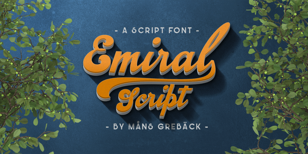 Emiral Script Font 1