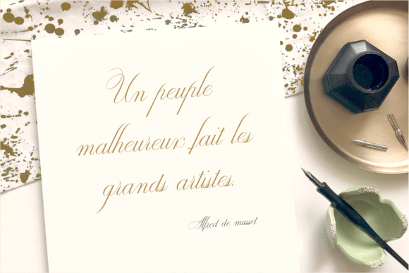 Enica Calligraphy Font 6