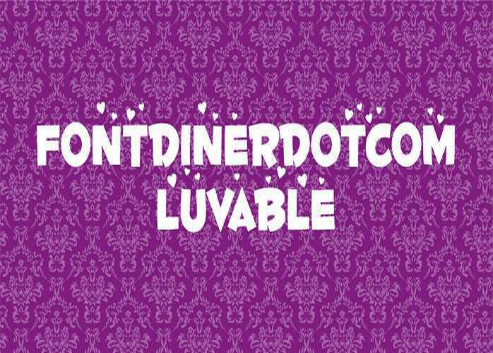 Fontdinerdotcom-Luvable-Font-0