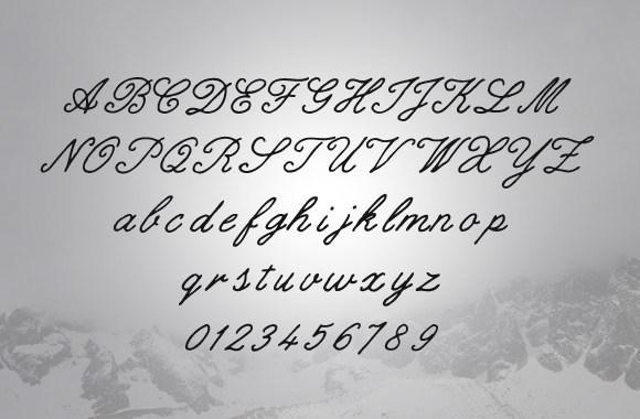 Gilded Hand Script Font 2